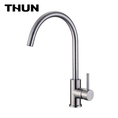 high end 316 stainless steel deck mounted hot and cold water kitchen faucet