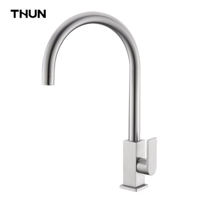 modern design 304 stainless steel cold water single handle kitchen faucet sink water tap