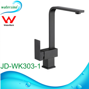 Brass Matte Black Kitchen Sink Mixer Tap Faucet with Watermark